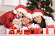 © aletia2011 - mother father and son near christmas tree
