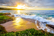 Gorgeous Hawaii sunset on Oahu's North Shore