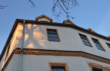 Wall Mural - Fassade des Comthurhofs in der Erfurter Altstadt