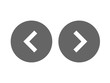 Left right or back next icon button vector