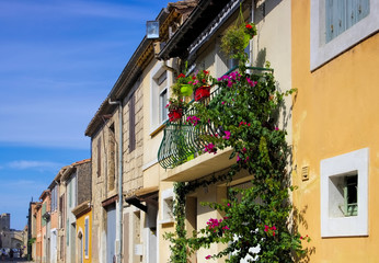 Canvas Print - Haus mediterran - mediterranean house in southern Europe