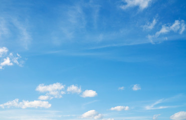 Wall Mural - Beautiful cloudscape over horizon.