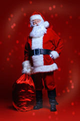 Canvas Print - full length Santa