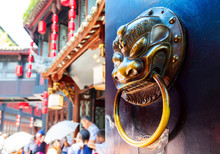 Gate Lion Decoration