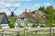 © Manok - Altes Bauerndorf mit Häusern und Mühle, Jütland, Dänemark