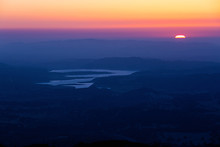 Sunset At Lake Cachuma, CA