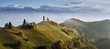 Autumn in the alps, Slovenia around the village Jamnik