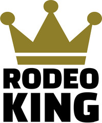 Poster - Rodeo king with crown