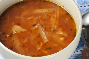 Russian cabbage soup (Shchi)