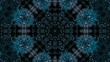 Hintergrund Mandala Kaleidoskop blau