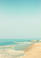 Canvas Print - Vintage summer beach