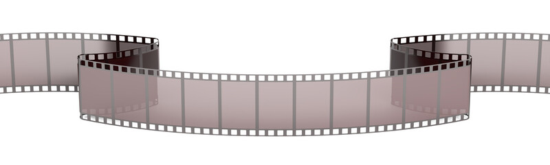 Poster - Film Strip closeup, 3D rendering