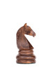 © ThomasLENNE - boxwood black knight  profile chess piece isolated