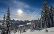 Pacific Northwest Mountain Landscape in Winer