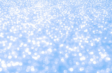 Wall Mural - blue abstract background with bokeh