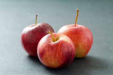 Red apple fruit,eating healthy