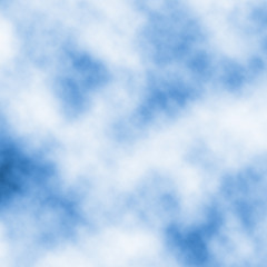 Wall Mural - drifting white clouds vector