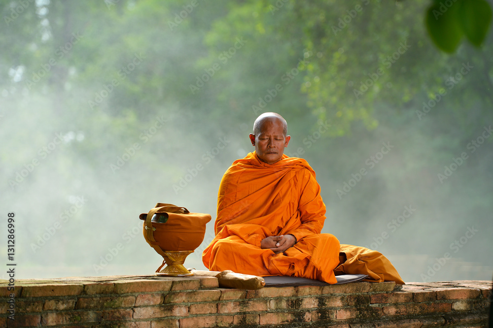 Buddhist monks ,Thailand - obrazy, fototapety, plakaty 