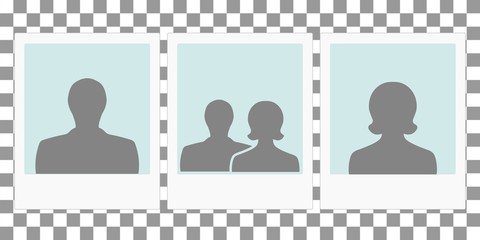 Aufkleber - template photo frames for family photo gallery