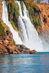 Wall Mural - Duden waterfall in Antalya, Turkey