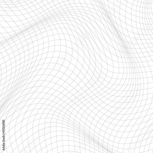 Fényképezés Abstract background with distorted lines.