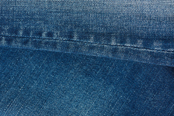 Wall Mural - Textile texture jeans background