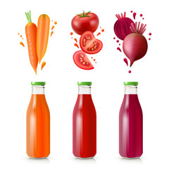 Poster - Vegetable Juices Set