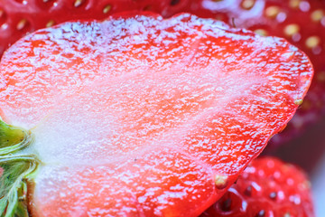 Wall Mural - Strawberry. Fresh strawberry. Red strewberry.