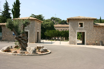 Wall Mural - Santuari de Lluc, Monastery in Mallorca, Balearic Islands, Spain