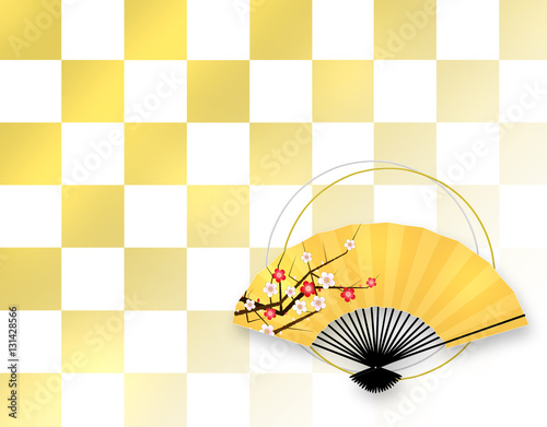 和柄 扇子 正月 Stock Illustration Adobe Stock