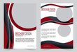 © kheat - Brochure template, Flyer design red template