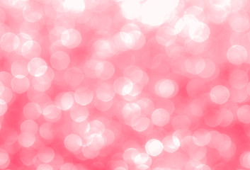 Wall Mural - Pink abstract background with bokeh 