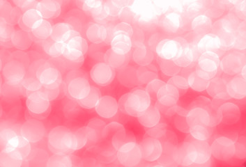 Wall Mural - pink abstract background with bokeh