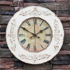 Wall Mural - Clock - Vintage mechanical wall clock