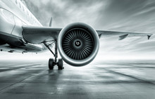 Turbine Of An Airliner