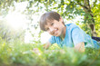 © Jasmin Merdan - Little boy in grass
