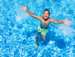 © Jasmin Merdan - Happy children on summer vacation swimming pool having fun and h
