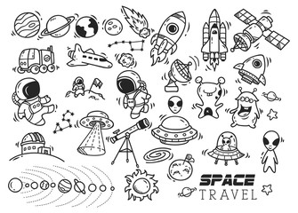 space themed doodle