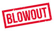 Blowout rubber stamp