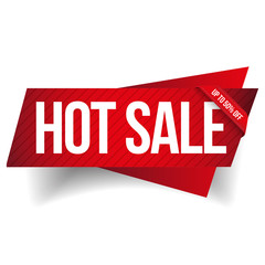 Wall Mural - Hot Sale banner ribbon vector