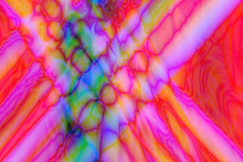 Watercolor Tie Dye Streaks And Swirls, Abstract Backgrounds Of Rainbow  Colors