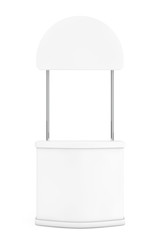 Poster - Blank Promotion Stand. 3d Rendering