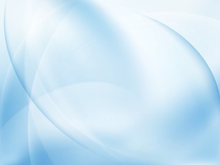 Abstract blue background with smooth lines. EPS 10