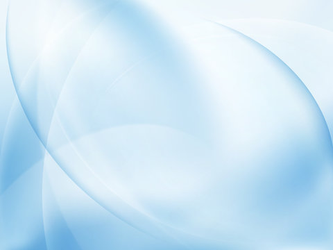 Abstract blue background with smooth lines. EPS 10