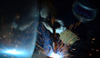 © zilber42 - Industrial steel welder in factory technical,