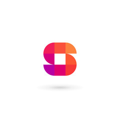 Poster - Letter S mosaic logo icon design template elements