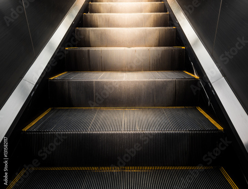 escalator in modern office Tableau sur Toile