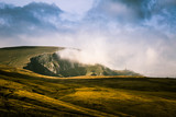 Fototapeta Tęcza - A beautiful mountain landscape in Carpathian mountains, Romania
