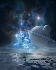 Wall Mural - distant planet