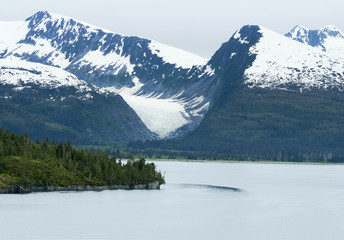 Wall Mural - The Coastal Mountains In Prince William Sound Near College Fjord